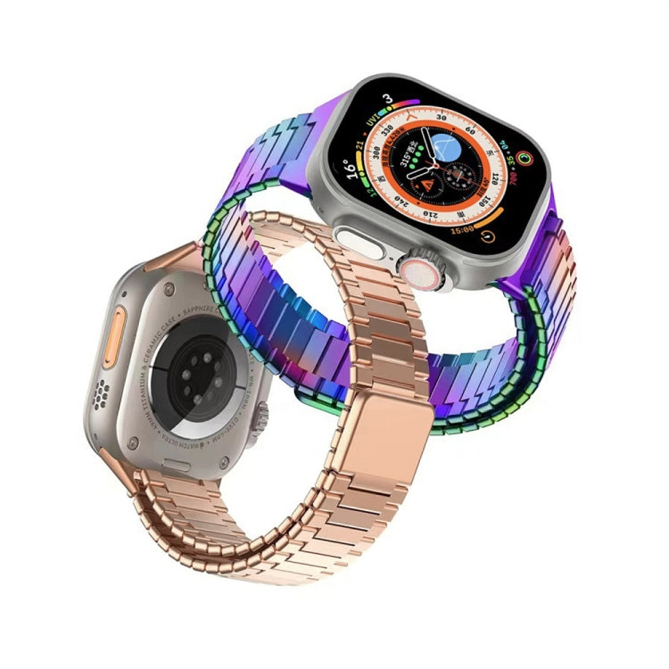 Bamboo Magnetic Stainless Steel Metal Watch Strap, For Apple Watch Series 6 40mm, For Apple Watch Series 6 44mm, For Apple Watch Series 5 44mm, For Apple Watch Series 5 40mm, For Apple Watch Series 4 44mm, For Apple Watch Series 4 40mm