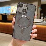 Glitter Electroplating MagSafe TPU Phone Case, For iPhone 16 Pro, For iPhone 16 Plus, For iPhone 16, For iPhone 15 Pro Max, For iPhone 15 Pro, For iPhone 15 Plus