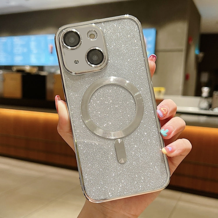 Glitter Electroplating MagSafe TPU Phone Case, For iPhone 16 Pro, For iPhone 16 Plus, For iPhone 16, For iPhone 15 Pro Max, For iPhone 15 Pro, For iPhone 15 Plus
