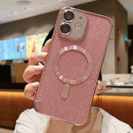 Glitter Electroplating MagSafe TPU Phone Case, For iPhone 11 Pro Max, For iPhone 11, For iPhone 11 Pro, For iPhone X / XS, For iPhone XR, For iPhone XS Max