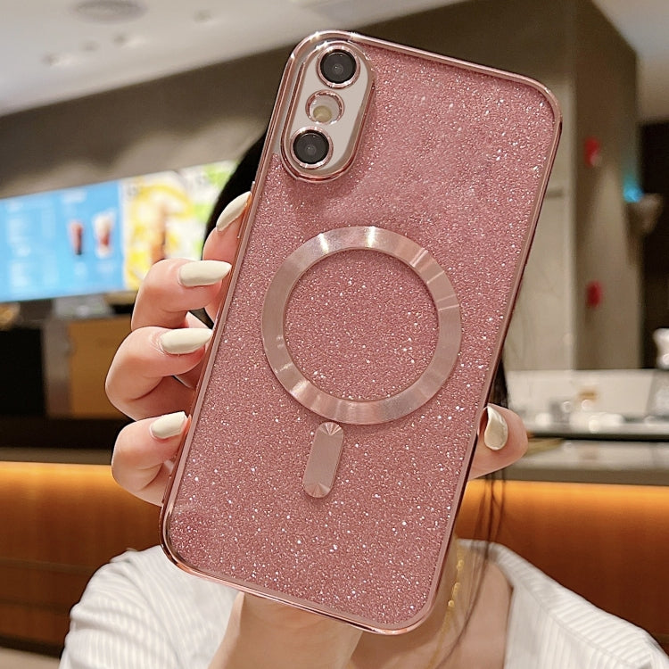 Glitter Electroplating MagSafe TPU Phone Case, For iPhone 11 Pro Max, For iPhone 11, For iPhone 11 Pro, For iPhone X / XS, For iPhone XR, For iPhone XS Max