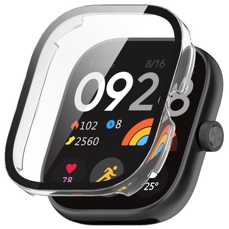 For Redmi Watch 4 Tempered Film Integrated PC Watch Protective Case, For Redmi Watch 4