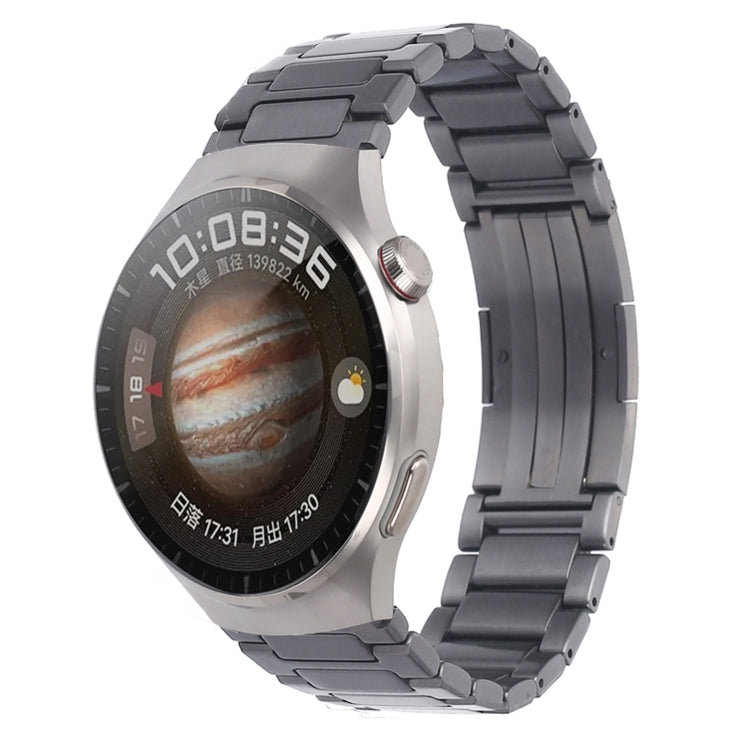 H-Shaped Folding Buckle Stainless Steel Metal Watch Band, For Huawei Watch GT4 46mm, For Huawei Watch 4 / 4 Pro, For Huawei Watch Ultimate / Buds, For Huawei Watch GT3 SE, For Huaei Watch 3 Pro New, For Huawei Watch GT3 Pro 46mm / Watch GT3 46mm       ...
