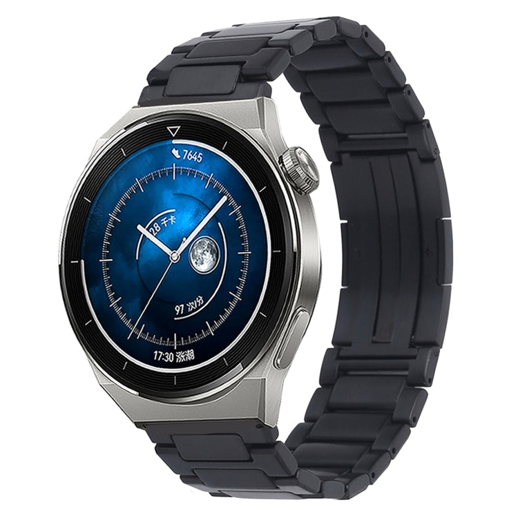 H-Shaped Folding Buckle Stainless Steel Metal Watch Band, For Huawei Watch GT4 46mm, For Huawei Watch 4 / 4 Pro, For Huawei Watch Ultimate / Buds, For Huawei Watch GT3 SE, For Huaei Watch 3 Pro New, For Huawei Watch GT3 Pro 46mm / Watch GT3 46mm       ...