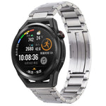 H-Shaped Folding Buckle Stainless Steel Metal Watch Band, For Huawei Watch GT4 46mm, For Huawei Watch 4 / 4 Pro, For Huawei Watch Ultimate / Buds, For Huawei Watch GT3 SE, For Huaei Watch 3 Pro New, For Huawei Watch GT3 Pro 46mm / Watch GT3 46mm       ...