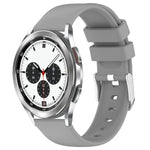 20mm Smooth Solid Color Silicone Watch Band, For Samsung  Galaxy Watch 4 Classic 42mm, For Samsung Galaxy Watch Active 2 44mm, For Samsung Galaxy Watch Active 2 40mm, For Samsung Galaxy Watch 42mm
