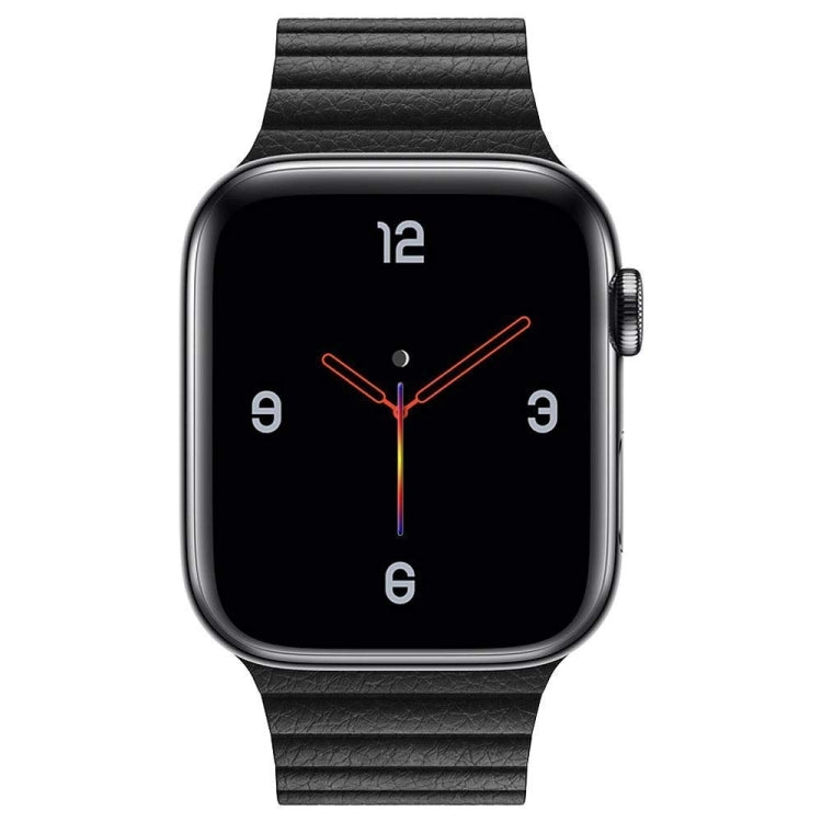 Universal Leather Magnetic Band For Apple iWatch1 2 3 4  38mm/40mm, black, blue, red, white, brown