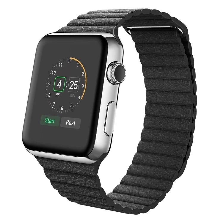 Universal Leather Magnetic Band For Apple iWatch1 2 3 4  38mm/40mm, black, blue, red, white, brown