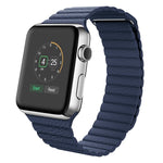 Universal Leather Magnetic Band For Apple iWatch1 2 3 4  38mm/40mm, black, blue, red, white, brown