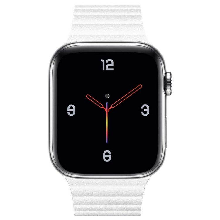 Universal Leather Magnetic Band For Apple iWatch1 2 3 4  38mm/40mm, black, blue, red, white, brown