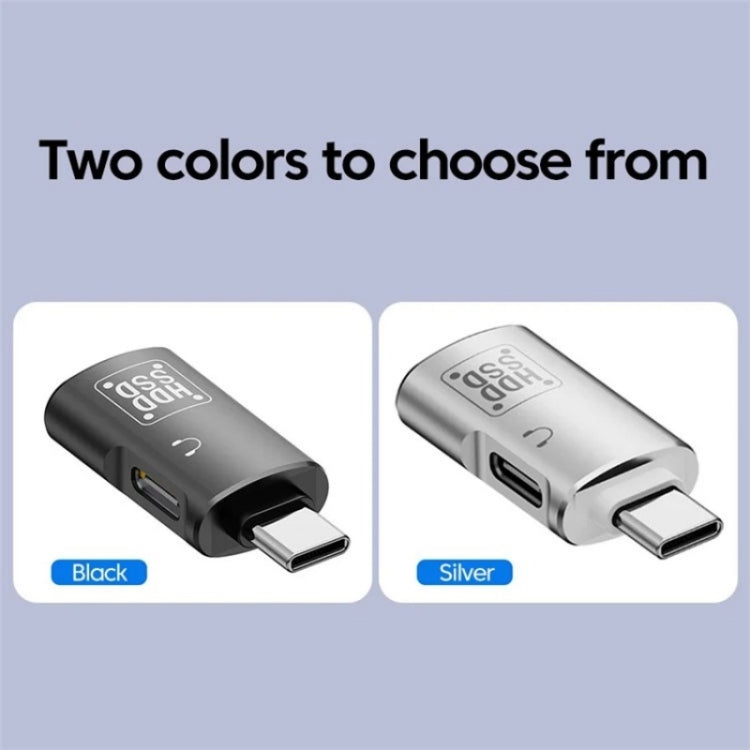 JS-109 USB-C / Type-C to Type-C + USB 3.0 Converter OTG Adapter for Digital Headset and U-Disk, Type-C to Type-C + USB