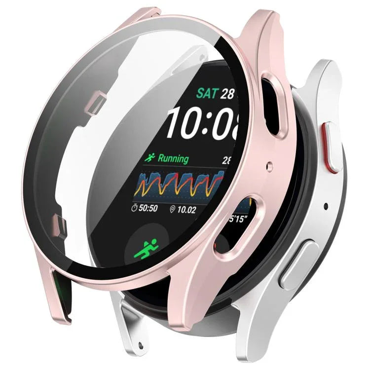 Tempered Film Integrated Waterproof PC Watch Protective Cover, For Samsung Galaxy Watch Ultra 47mm / Ultra 2025, For Samsung Galaxy Watch 7 44mm, For Samsung Galaxy Watch 7 40mm