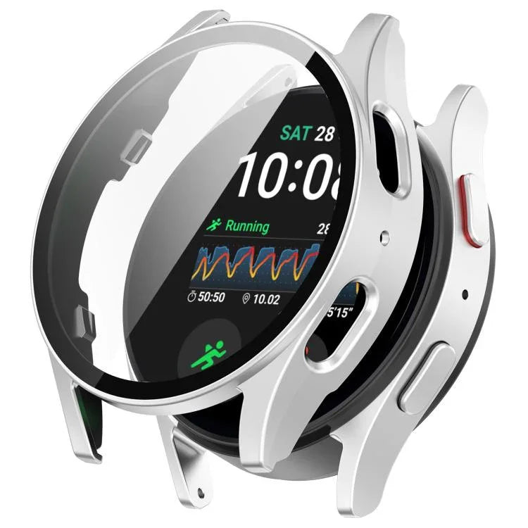 Tempered Film Integrated Waterproof PC Watch Protective Cover, For Samsung Galaxy Watch Ultra 47mm / Ultra 2025, For Samsung Galaxy Watch 7 44mm, For Samsung Galaxy Watch 7 40mm