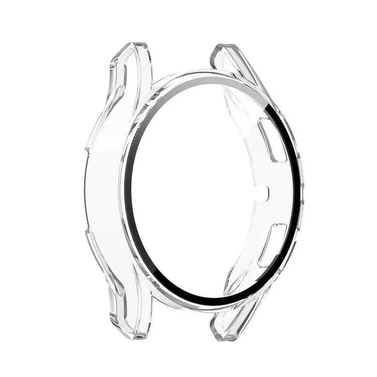 For Samsung Galaxy Watch FE 40mm PC + Tempered Glass Film Integrated Watch Protective Case