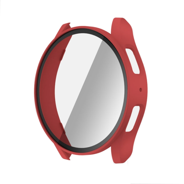 PC + Tempered Film Integrated Watch Protective Case, For Samsun Galaxy Watch 7 44mm, For Samsun Galaxy Watch 7 40mm