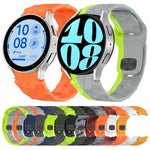 Football Texture Reverse Buckle Silicone Watch Band, For Samsung Galaxy Watch 4 44mm, For Samsung Galaxy Watch 4 40mm, For Samsung  Galaxy Watch 4 Classic 46mm, For Samsung  Galaxy Watch 4 Classic 42mm