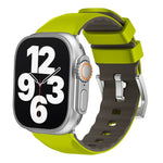 Two-Color Silicone Watch Band, For Apple Watch Series 4 44mm, For Apple Watch Series 4 40mm