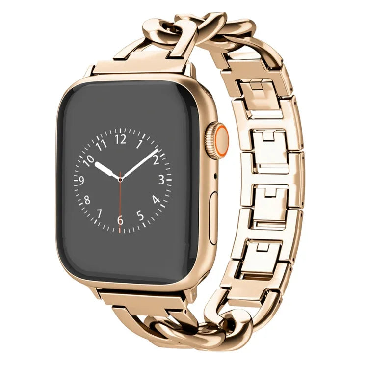 Quick-Release Metal Chain Watch Band, For Apple Watch Series 3 38mm, For Apple Watch Series 3 42mm