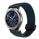 22mm Magnetic Buckle Braided Watch Band, For Samsung Galaxy Gear S3 Classic, For Samsung Galaxy Watch 46mm