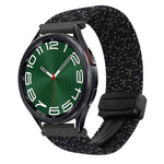 20mm Magnetic Buckle Braided Watch Strap, For Samsung Galaxy Watch FE 40mm, For Samsung Galaxy Watch 6 Classic