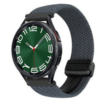 20mm Magnetic Buckle Braided Watch Strap, For Samsung Galaxy Watch FE 40mm, For Samsung Galaxy Watch 6 Classic