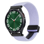 20mm Magnetic Buckle Braided Watch Strap, For Samsung Galaxy Watch FE 40mm, For Samsung Galaxy Watch 6 Classic