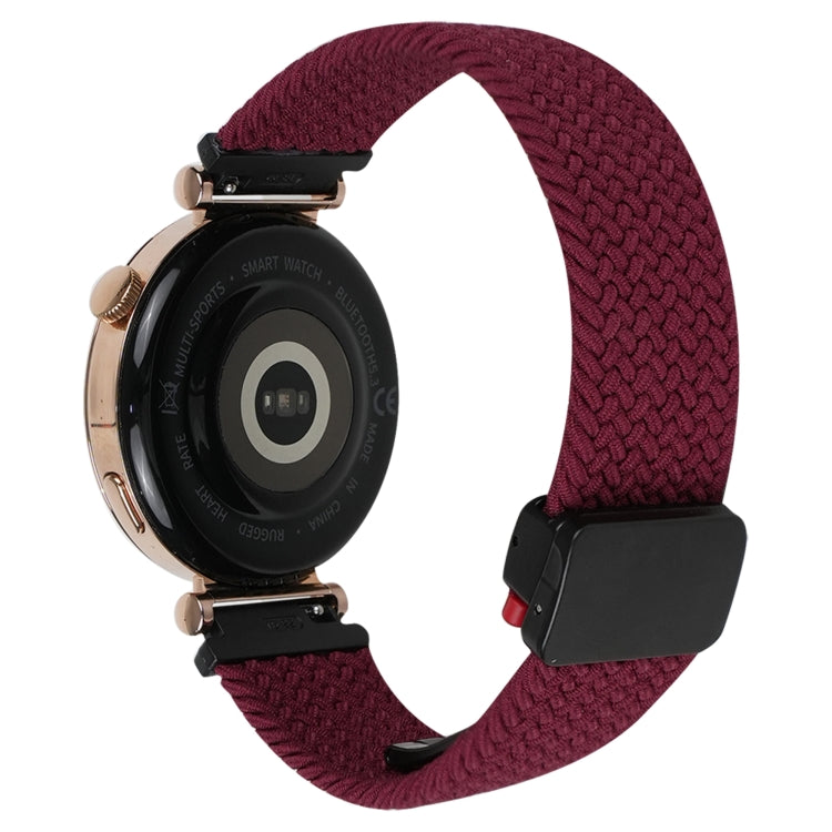20mm Magnetic Buckle Braided Watch Strap, For Samsung Galaxy Watch 5 Pro, For Samsung Gear Sport
