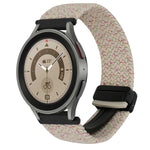 20mm Magnetic Buckle Braided Watch Strap, For Samsung Galaxy Watch 5 Pro, For Samsung Gear Sport