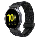 20mm Magnetic Buckle Braided Watch Strap, For Samsung Galaxy Watch Active 2, For Samsung Galaxy Watch 3 41mm