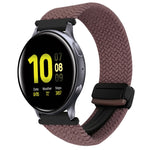 20mm Magnetic Buckle Braided Watch Strap, For Samsung Galaxy Watch Active 2, For Samsung Galaxy Watch 3 41mm