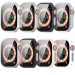 Tempered Glass Film Integrated PC Watch Case, For Apple Watch Series 11 / 10 46mm, For Apple Watch Series 11 / 10 42mm