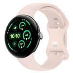 Solid Color Butterfly Buckle Silicone Watch Band, Size:L, Size: L