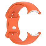 Solid Color Butterfly Buckle Silicone Watch Band, Size:L, Size: L