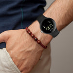 Solid Color Butterfly Buckle Silicone Watch Band, Size:L, Size: L