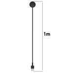 For Google Pixel Watch 3 41 / 45mm USB Interface Smart Watch Charging Cable, Length: 1m, USB Interface