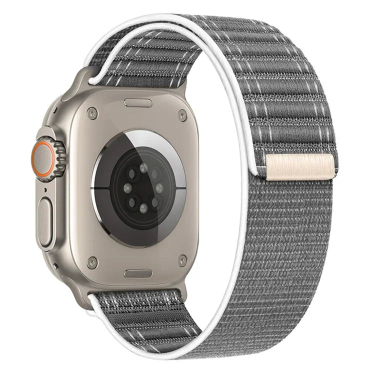 Sea Wave Nylon Hook and Loop Fastener Watch Band, For Apple Watch Series 4 44mm, For Apple Watch Series 4 40mm, For Apple Watch Series 3 38mm, For Apple Watch Series 3 42mm