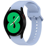Solid Color Colorful Buckle Quick Release Silicone Watch Band, For Samsung Galaxy Watch 5 40 / 44mm, For Samsung Galaxy Watch 5 Pro, For Samsung Galaxy Watch 4 40 / 44mm, For Samsung Galaxy Watch 4 Classic 46 / 42mm