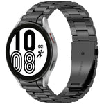 Three Beads Button Quick Release Metal Watch Band, For Samsung Galaxy Watch FE 40mm, For Samsung Galaxy Watch 7 40 / 44mm, For Samsung Galaxy Watch 6 Classic 43 / 47mm, For Samsung Galaxy Watch 6  40 / 44mm, For Samsung Galaxy Watch 5 40 / 44mm        ...