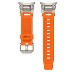 Titanium Connector Quick Release Silicone Watch Band, For Samsung Galaxy Watch Ultra 47mm / Ultra 2025