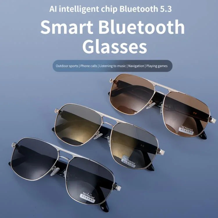 GS02 Smart Glasses, Support Voice Assistant / Bluetooth Call / Remote Control Photography