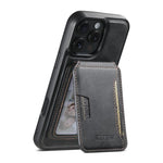 Suteni M3 Card Bag MagSafe Cowhide Texture Leather Phone Case, For iPhone 13 Pro Max, For iPhone 13 Pro, For iPhone 13, For iPhone 12, For iPhone 12 Pro Max, For iPhone 12 Pro