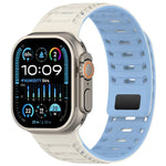 Mountain Armor Magnetic Silicone Watch Band, For Apple Watch 46mm / 49mm / 45mm / 44mm, For Apple Watch 42mm / 41mm / 40mm / 38mm