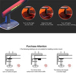 NORTH BAYOU L50 32-60 Inch Gaming Screen RGB Light Curved Ultrawide Flat Monitor Stand