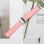 Lychee Texture Silver Turtle Back Buckle Leather Watch Band, For Apple Watch 46mm / 49mm / 45mm / 44mm, For Apple Watch 42mm / 41mm / 40mm / 38mm
