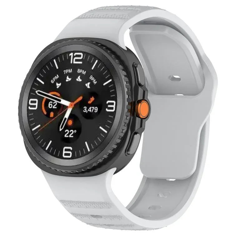 Dot Pattern Release Buckle Silicone Watch Band, For Samsung Galaxy Watch8 / Watch8 Classic
