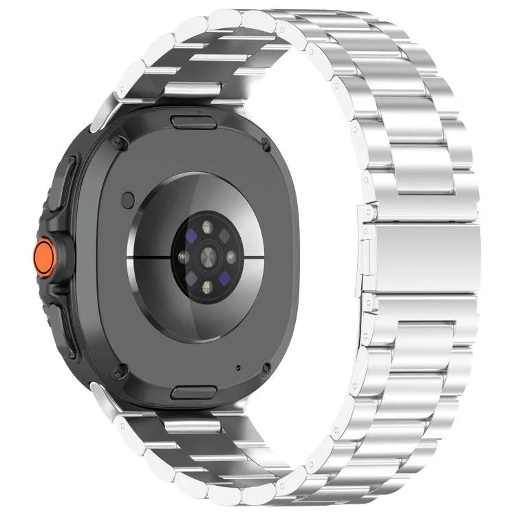 Slim Three Beads Stainless Steel Watch Band, For Samsung Galaxy Watch8 / Watch8 Classic