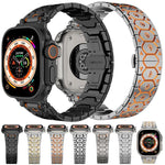 Octagonal Stainless Steel  Watch, For Apple Watch 46mm / 49mm / 45mm / 44mm