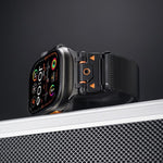 Milanese Steel Magnetic Watch Band, For Apple Watch 46mm / 49mm / 45mm / 44mm