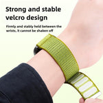 Woven Nylon Hook And Loop Fastener Metal Interface Watch Band, For Apple Watch 46mm / 49mm / 45mm / 44mm, For Apple Watch 42mm / 41mm / 40mm / 38mm
