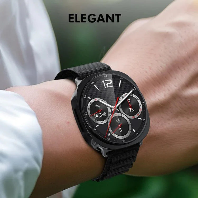 ENKAY Hat-Prince Full Coverage Electroplated Soft TPU Case with Screen Protection, For Samsung Galaxy Watch8 44mm, For Samsung Galaxy Watch8 40mm